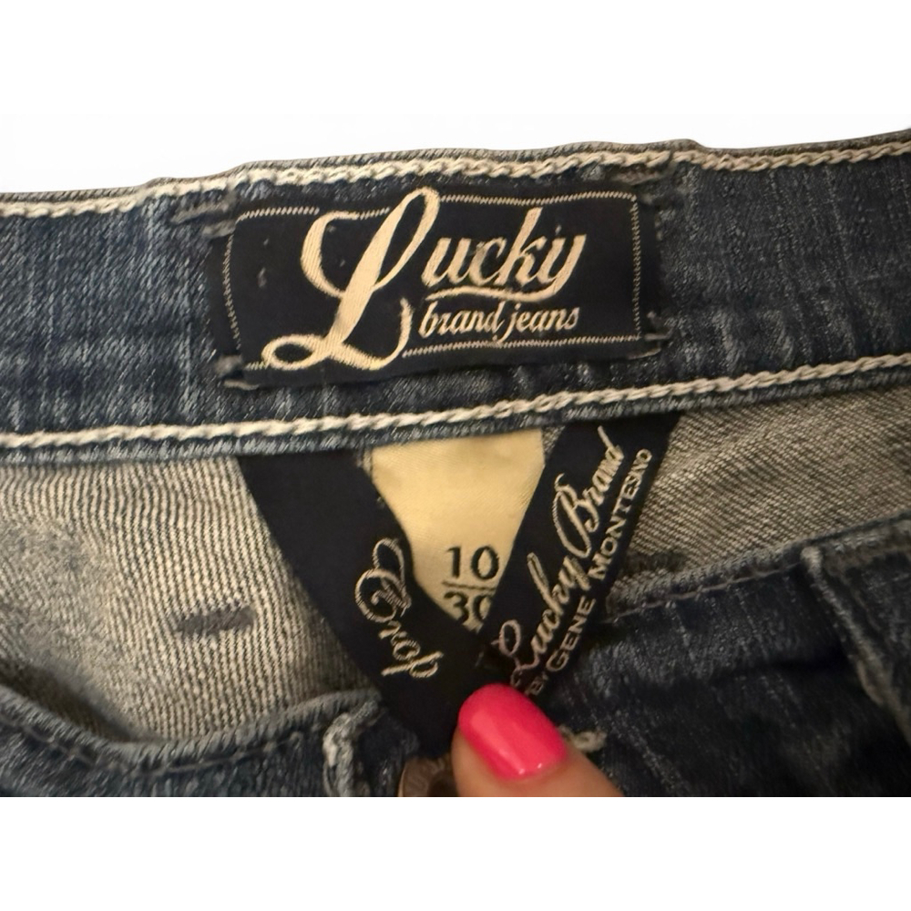 Lucky Brand Women's Logan Classic Rider Capri Jeans sz 10/30 (14591) - Picture 2 of 9
